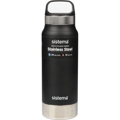 Sistema Hydrate Termoláhev Stainless Steel 650 ml černá