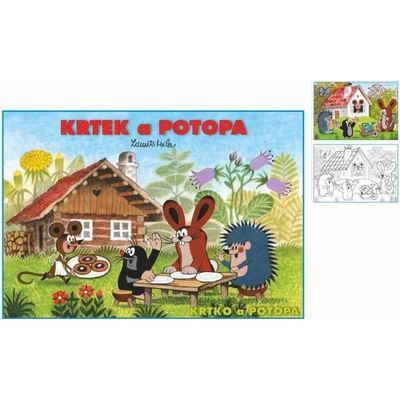 Krtek a potopa omalovánka