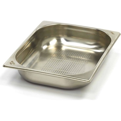 Maxima Gastronádoba 1/2 GN - perforovaná - hĺbka 6,5 cm - 32,5 x 26,5 cm - nerezová oceľ