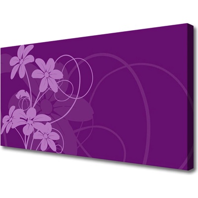 Obraz Canvas Abstrakcja kvety art 100x50 cm