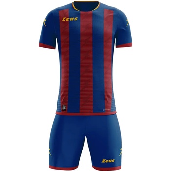 Zeus Комплект Zeus Icon Teamwear Set Jersey with Shorts royal blue dark red