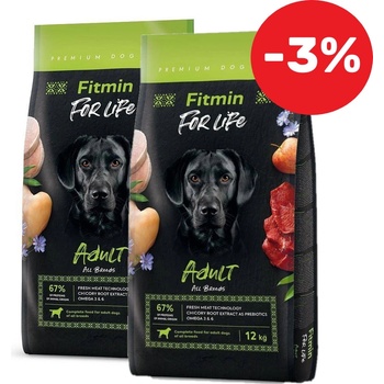 Fitmin FOR LIFE Adult All Breeds 2 x 12 kg