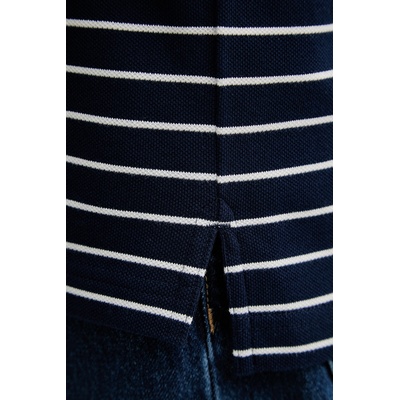 Tommy Hilfiger тениска с яка мъжка от памук с еластан (MW0MW17770.)