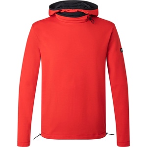 super. natural Мъжки вълнен пуловер super. natural Alpine Hooded II Hoodie - High Risk Red / Wren (005-4177-0811)