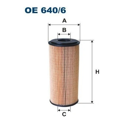 Olejový filter FILTRON OE 640/6