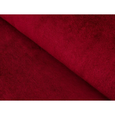 Froté VELUR - bordó - metráž šířka 150 cm