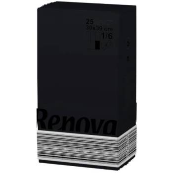Image 1 of Ренова салфетки двупластови 25 бр/пакет черни