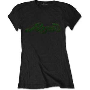 Poison Vintage Logo Black M Дамски Риза (POISTS01LB02)