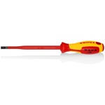 KNIPEX Отвертка шлиц 6.5 Slim, VDE 1000V жълто-червена ръкохватка (K982065SL)