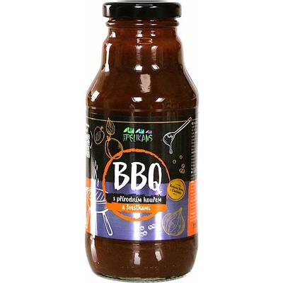The Pelikans BBQ omáčka s prírodným dymom a slivkami 360 g