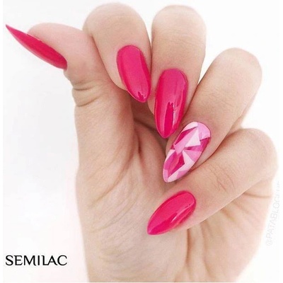 Semilac gél lak 517 Neon pink 7 ml
