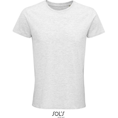 SOL's Collection Tričko Crusader Men z bio bavlny krátký rukáv pánské Ash