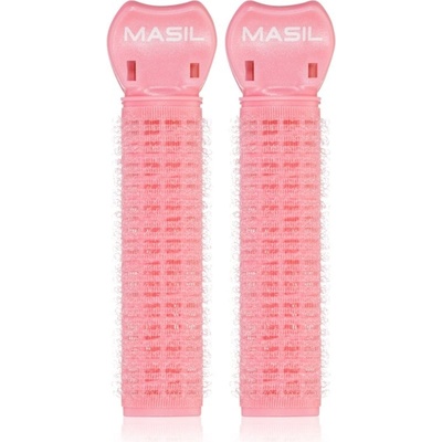 MASIL Roller Pins Peach Girl samodržící natáčky pro objem od kořínků 2 ks