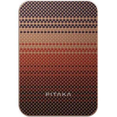 PITAKA Magsafe Външна Батерия, Pitaka Aramid Magnetic 5000mAh Qi2 Sunset, Кафяв (PBQ2402)