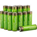 Amazon 16-Pack Rechargeable AA NiMH Batteries with High Capacity, 2400 mAh, 1.2 V, up to 400 times rechargeable, pre-charged - 240AAHCB