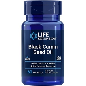 Life Extension Black Cumin Seed Oil, 60 софтгел капсули, Life Extension (01709 LE)
