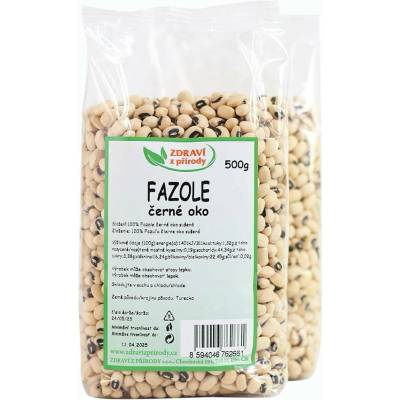 IPJ Natur Fazole černé oko 0,5 kg