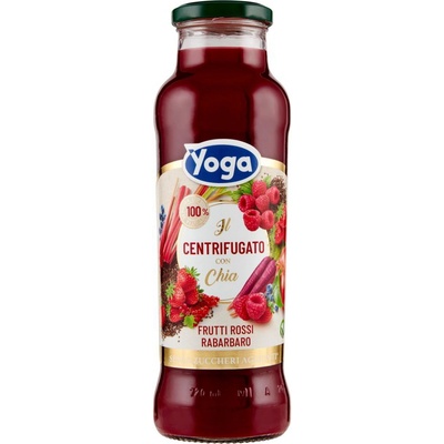 Yoga Odstredivka Chia Semienka červené ovocie a rebarbora 0,68 l