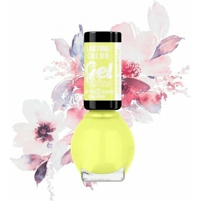 MISS SPORTY Lasting colour Gel Shine Nail Polish, lak na nechty 572 Citrus Party 7ml, 572 Citrus Party