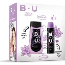 B.U. Fairy Secret sprchový gel 250 ml + deospray 150 ml dárková sada