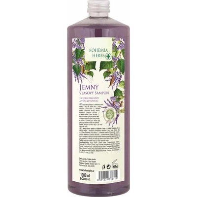 Bohemia Gifts šampon na vlasy Levandule a Bříza 1000 ml