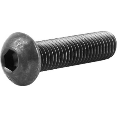 Bossard Šroub s půlkulatou hlavou na imbus M5x8mm, Černěno