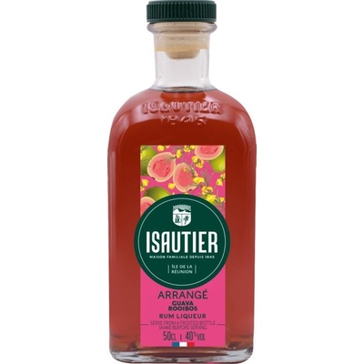 Isautier Arrangé Guava Rooibos 40% 0,5 l (holá láhev)