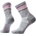 Smartwool Дамски чорапи за бягане Smartwool Women's Run Zero Cushion Mid Crew Running socks - Light Gray - размер 38-41 (EU) (201-4496-0612)