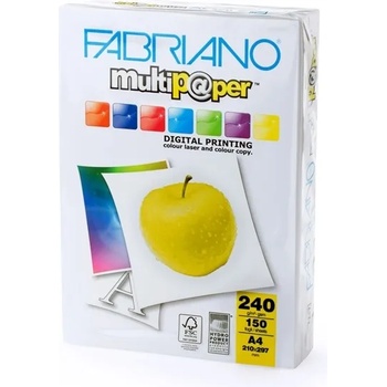 Fabriano Копирен картон Fabriano Multipaper, A4, 240 g/m2, гланц, 150 листа (ON1505100180)