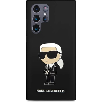 Image 1 of KARL LAGERFELD Гръб Karl Lagerfeld Liquid Silicone Ikonik NFT Case за Samsung Galaxy S23 Ultra - Черен