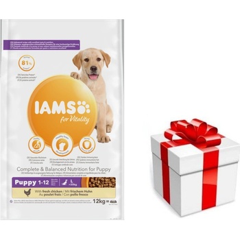 IAMS Dog Puppy Large Chicken 12 kg