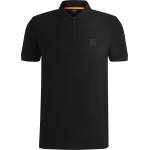 Boss Блуза с яка Boss Mens BOSS ORANGE Short Sleeve Quarter Zip Polo Top - Black 001