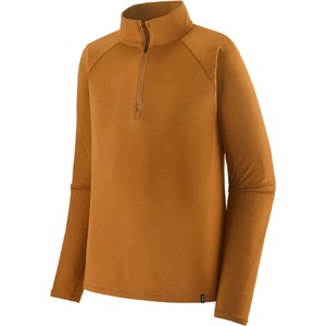 Patagonia Мъжко синтетично термобельо Patagonia Capilene Midweight Zip-Neck Synthetic base layer - Cinnamon Brown (014-2678-0113)