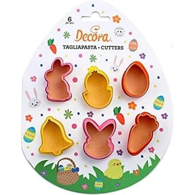 Vykrajovačky Veľká noc, 6 ks - Decora