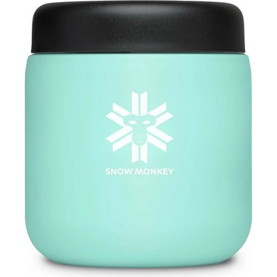 Snow Monkey termoska na jídlo Foodie Midi 480 ml černá tyrkysová