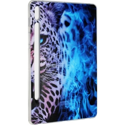 Vsetkonamobil 54231 ART Silikónový kryt Samsung Galaxy Tab S8+ / S7+ / S7 FE BLUE LEOPARD