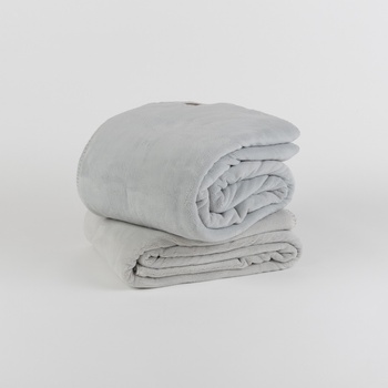Дилиос Лксозно поларено одеяло ДАНТЕ 140/200 см сиво