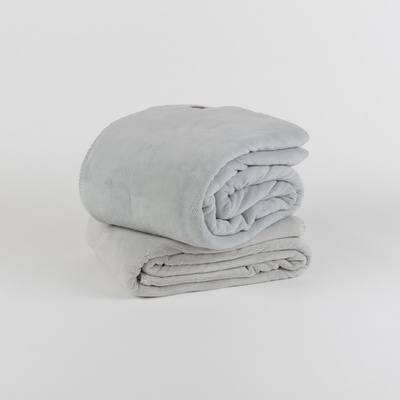 Дилиос Лксозно поларено одеяло ДАНТЕ 140/200 см сиво