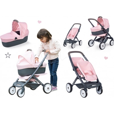 Smoby Set trojkombinácia Powder Pink 3in1 Maxi Cosi&Quinny
