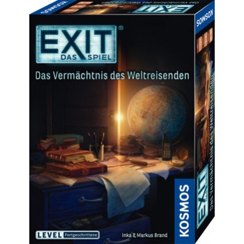 Kosmos Spiele EXIT® - Das Spiel: Das Vermächtnis des Weltreisenden | Inka Brand, Markus Brand, Martin Hoffmann