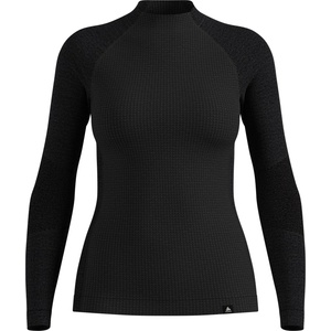 Odlo Дамско мериносово термобельо Odlo Women's Seamless Performance Wool Bl Top L/S Merino base layer - Black (115-2757-0114)