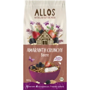Allos Био амарант crunchy с горски плодове - 400 г