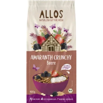 Allos Био амарант crunchy с горски плодове - 400 г