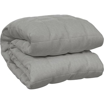 Shumee Záťažová deka sivá 10 kg bavlna 138x200