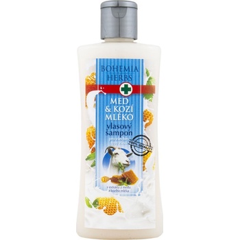 Bohemia Herbs šampón na vlasy Med a Kozie mlieko 250 ml