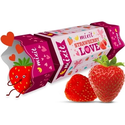MIXIT Valentínsky bonbónik celé chrumkavé jahody 40 g