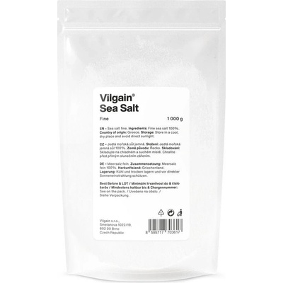 Vilgain Morská soľ jemná 1 kg