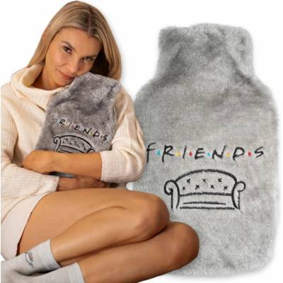 SOXO gumová láhev na horkou vodu (termofor) 1,8L Friends