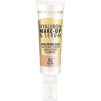 Dermacol Make up a sérum 2v1 Hyaluron Make up and Serum 02 Nude 25 g