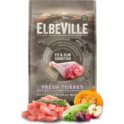 Elbeville Adult All Breeds Fresh Turkey Fit and Slim Condition 11,4 kg